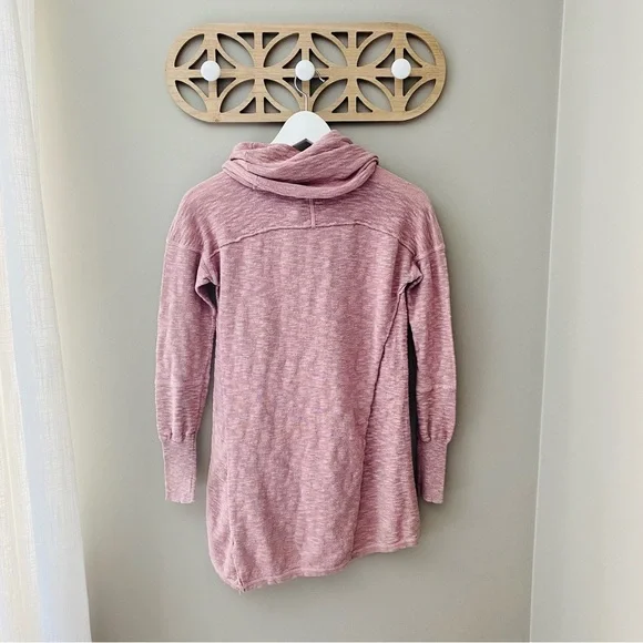 if it were me Long Sleeve Cowl Neck Top Pink Sz Small - Picture 6 of 8
